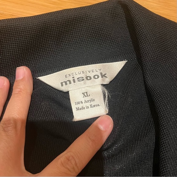 💖 3 for $20 ✅ Exclusively Misook Women's Collared Open Cardigan Sweater - Picture 6 of 8